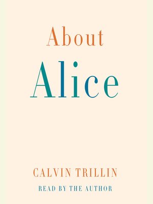 cover image of About Alice